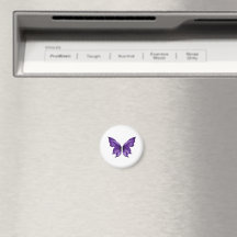 Ätherischer lila Schmetterling Ästhetik Stanze