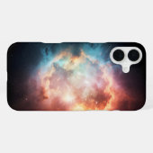 Ätherischer Regenfall der kosmischen Explosion im  iPhone Hülle (Rückseite (Horizontal))