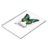 Ätherischer Schmetterling "EVOLVE Notizblock (Linke Seite)