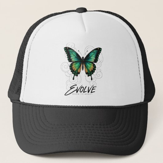 Ätherischer Schmetterling "EVOLVE Truckerkappe (Vorderseite)
