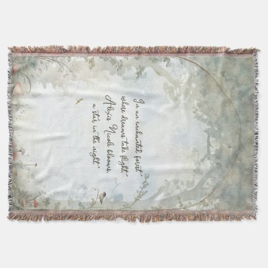 Ätherischer verzauberter Wald Decke (Vorderseite)