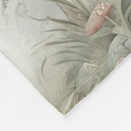 Ätherischer verzauberter Wald Fleecedecke (Ecke)