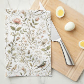 Ätherischer verzauberter Wald Geschirrtuch (Viertel Falte)