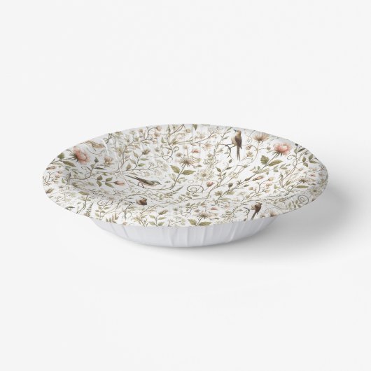 Ätherischer verzauberter Wald Pappteller (Gewinkelt)