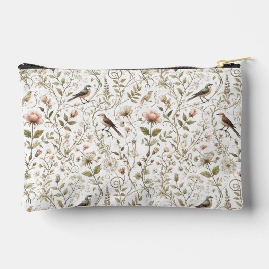 Ätherischer verzauberter Wald Zubehörtasche (Rückseite)