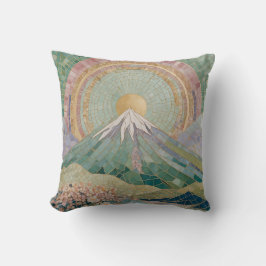 Ätherisches Blut: Pastellmosaikaner Vulkan im Früh Kissen