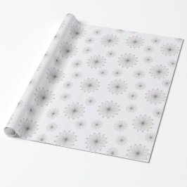 Ätherisches Blütenmuster-Wrap-Papier Geschenkpapier