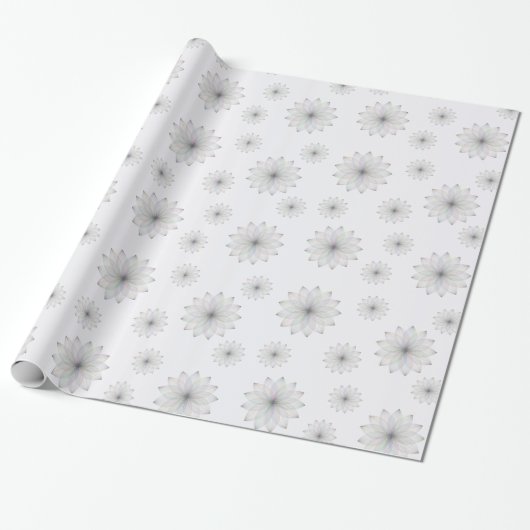 Ätherisches Blütenmuster-Wrap-Papier Geschenkpapier (Ungerollt)