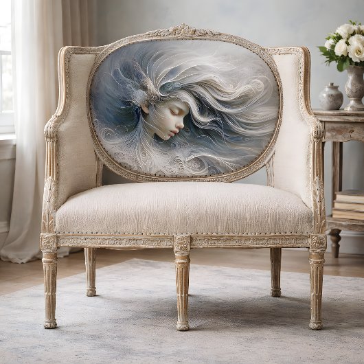 Ätherisches Engelportrait Découpage Seidenpapier