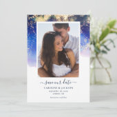 Ätherisches Foto Einladung (Stehend Vorderseite)