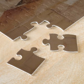 Ätherisches geflügeltes Engelgemälde in Erdtönen Puzzle (Seite)