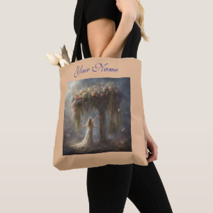 Ätherisches Kraut- und Blütenbaum Cottagecore Tasche