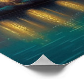 Ätherisches Landschaftliches Plakatdrucken mit Ate Poster (Ecke)