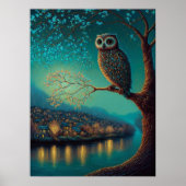 Ätherisches Landschaftliches Plakatdrucken mit Ate Poster (Vorne)