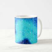 Ätherisches Licht in tiefblauem Meer Kaffeetasse (VorderseiteRechts)