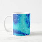 Ätherisches Licht in tiefblauem Meer Kaffeetasse (Links)