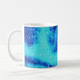 Ätherisches Licht in tiefblauem Meer Kaffeetasse