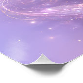 Ätherisches Lotuslicht Poster (Ecke)