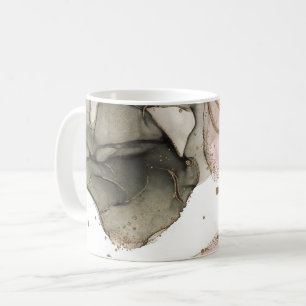 Ätherisches melancholisches Rosa schwarzes Gold Ti Kaffeetasse