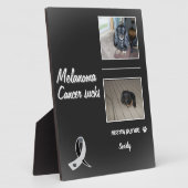 Ätherisches Melanom-Haustiergebet-Layout Fotoplatte (Seite)