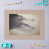 Ätherisches misty bewaldetes Berggewebpapier Seidenpapier (Basteln)