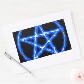 Ätherisches Pentagramm Rechteckiger Aufkleber (Umschlag)