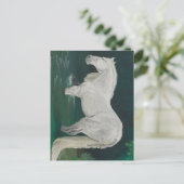 Ätherisches Pferd Postkarte (Stehend Vorderseite)