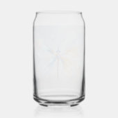 Ätherisches, transparentes Flügeldesign: Delikate Dosenglas (Rückseite)