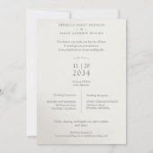 Ätherisches und bezauberndes botanisches Foto Einladung (Rückseite)