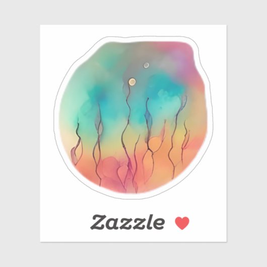 ätherisches Wachstum Aufkleber (Blatt)