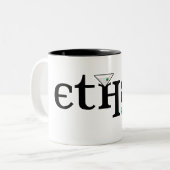 Ätherlogo Kaffee-Tasse Zweifarbige Tasse (Vorderseite Links)