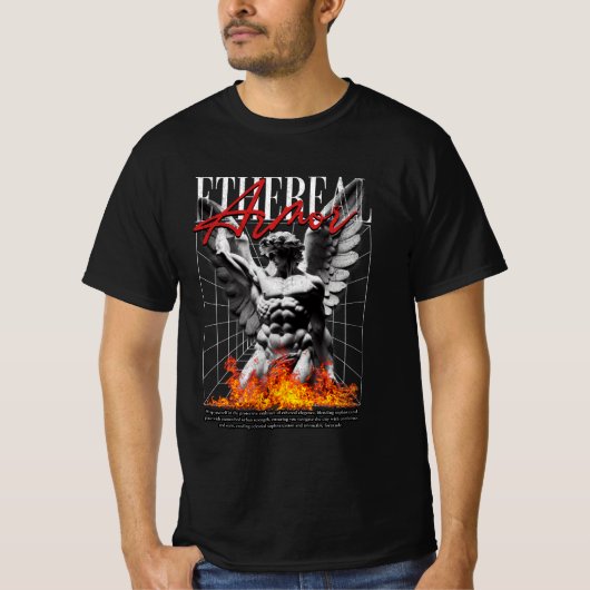 Ätherm-Rüstung Engel Design T-Shirt (Vorderseite)