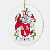Atherton Familienwappen Keramikornament (Links)