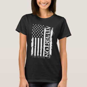Atherton United Staaten beklagt US-Flagge T-Shirt