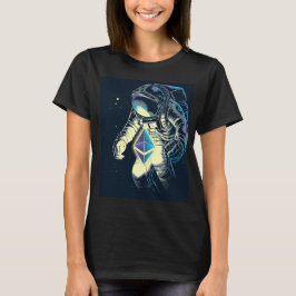 Ätherum Krypto Astronaut - ETH zum Mond T-Shirt
