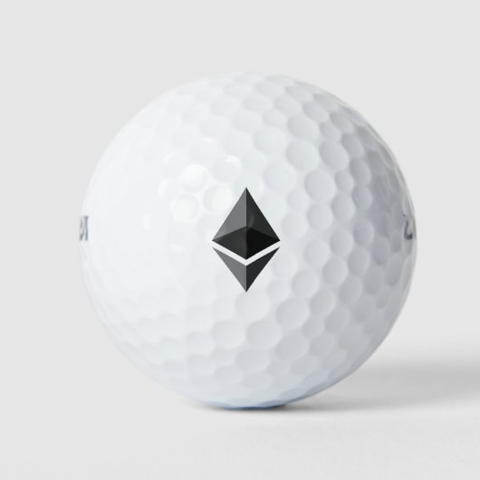 Ätherum-Kryptowährung Golfball (Vorderseite)