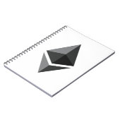 Ätherum-Kryptowährung Notizblock (Linke Seite)