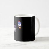 Ätherum zum Mond Eth Krypto Wsb Kaffeetasse (VorderseiteRechts)