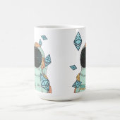 Ätherum zum Mond ETH Space Man Merch Kaffeetasse (Mittel)