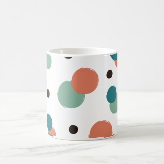 Äthetische Farbpunkte Kaffeetasse (Mittel)