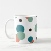Äthetische Farbpunkte Kaffeetasse (Links)