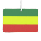 Äthiopia Rasta Flag Autolufterfrischer (Rückseite)