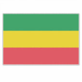 Äthiopia Rasta Flag Extra große Aufkleber (Vorderseite)