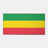Äthiopia Rasta Flag Schreibtischunterlage (Vorderseite)
