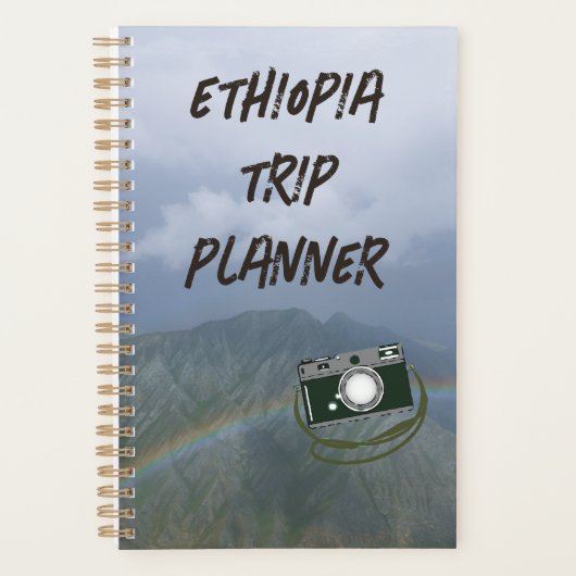 Äthiopia Travel Journal Starter Kit Reiseplaner Planer (Vorderseite)