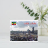 Äthiopien - Addis Abeba - Meskal-Platz - Postkarte (Stehend Vorderseite)