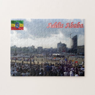 Äthiopien - Addis Abeba - Meskal-Platz - Puzzle