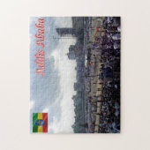 Äthiopien - Addis Abeba - Meskal-Platz - Puzzle (Vertikal)