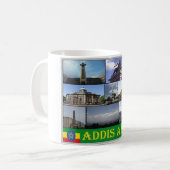 Äthiopien - Addis Abeba - Mosaik - Kaffeetasse (Vorderseite Links)