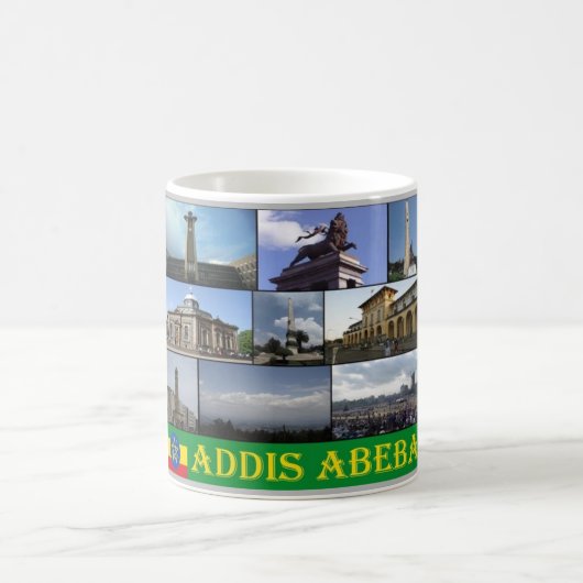 Äthiopien - Addis Abeba - Mosaik - Kaffeetasse (Mittel)